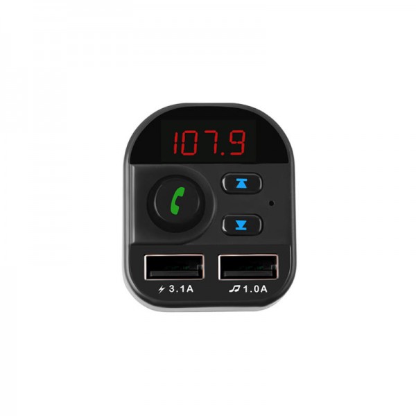 805E bluetooth MP3 Player Digital Display Car Charger Support U Disk TF Card