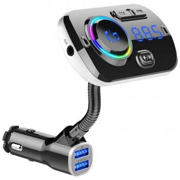 BC49AQ QC3.0 bluetooth FM MP3 Player Handsfree Voice Control Car Charger