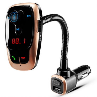 BL106 Car Kit Hands Free MP3 Play FM Transimittervs Dual Usb Charger with bluetooth Function