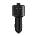 BT56 Multifunction Wireless Car FM Transmitter Dual USB QC3.0 Quick Car Charger