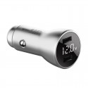 BULL GNV-USCD1180 Digital Display 5V 3.6A Metal Dual USB Dual Interface Car Charger