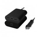 Car Charger 3 Port Vehicle Adapterfor iPhone iPad Mobile Samsung Mp4 GPS 2.4A 36W Intelligen