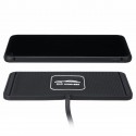 Car Qi Wireless Charger Pad With Anti Skid Rubber Base