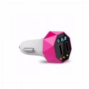 Dual USB Car Charger Voltage Current Test Display Alarm Charger 24V 2.1A