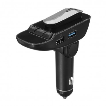 ER9 Wireless bluetooth Handsfree Auto Car FM Transmitter MP3 Player with Earphone