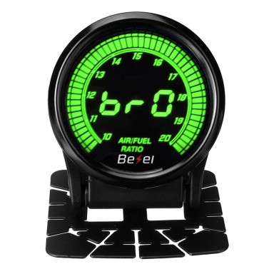 2inch 52mm Car Auto Air / Fuel Ratio Gauge Meter AFR Digital LED Display Black Face