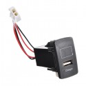 JZ5002-1 Car Battery Charger 2.1A USB Port with Voltage Display Dedication Only for Honda Auto