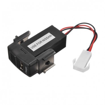 JZ5002-1 Jiazhan Car Battery Charger Volt Meterr 2.1A USB Port Dedication Modify Only for Nissian