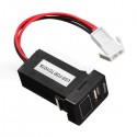 JZ5003-1 Car Battery Charger 2.1A USB Port with Voltage Display Volt Meterr Modify for New Toyota