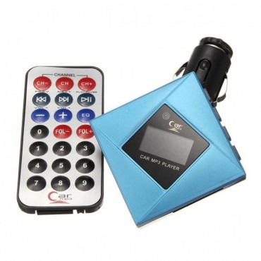 LCD Car Kit MP3 Player FM Transmitter Modulator USB TF SD+Remote