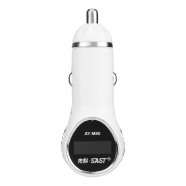 M80 Car MP3 Player FM Transmitter Car Charger Combo Music Player