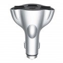 Metal Low Impedance USB Charging Port Type-C And Independent 3A Port Output Car Charger