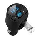 Mini LED Display Dual USB bluetooth Hands-free Smart Quick Car Charger Built-in Microphone