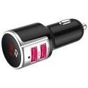 QC3.0 Quick Car Charger bluetooth FM Transmitter MP3 Fast Charging Dual USB Hands Free Call