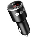 QC3.0 Quick Car Charger bluetooth FM Transmitter MP3 Fast Charging Dual USB Hands Free Call