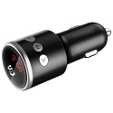 QC3.0 Quick Car Charger bluetooth FM Transmitter MP3 Fast Charging Dual USB Hands Free Call