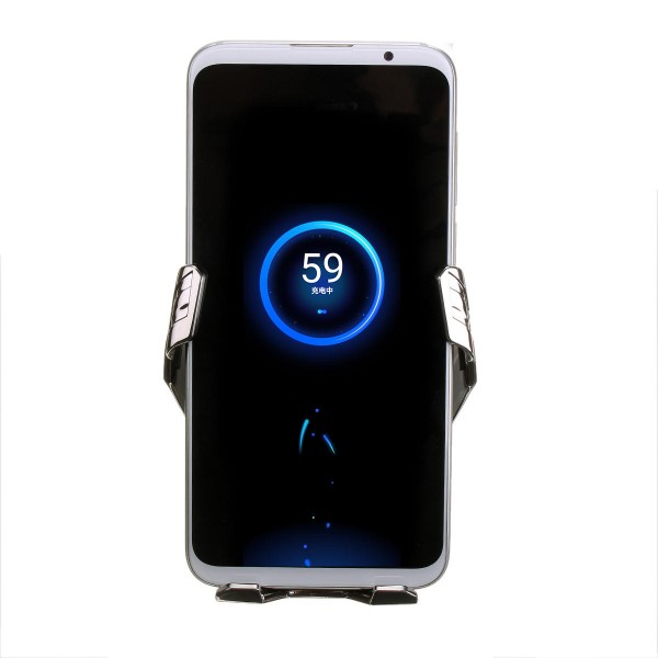 Wireless Fast Car Charger 10W Vehicle Charger Car Phone Holder Black