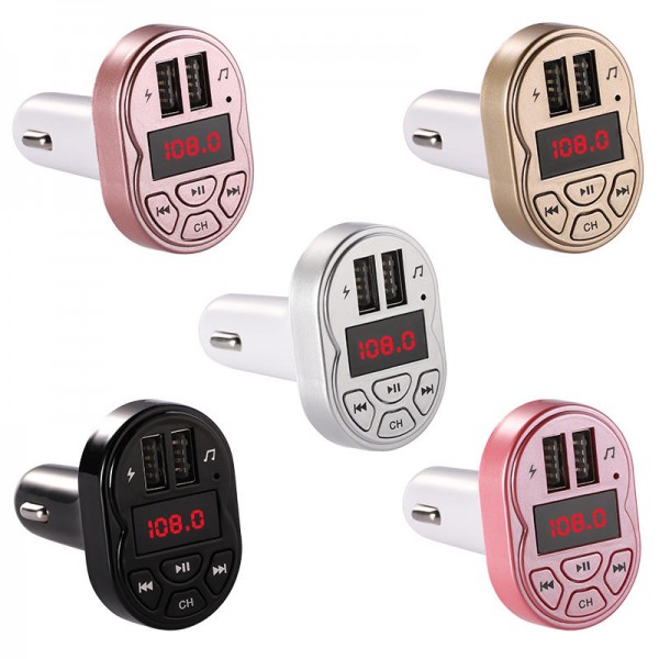 A2 Handsfree Car MP3 Player Car Charger Support bluetooth