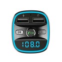 T25 Car Charger MP3 Bluetooth 5.0 DC 5V 2.4A MAX Voice Navigation