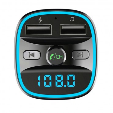 T25 bluetooth 5.0 Car bluetooth Transmitter Car MP3 Player U Disk Car mp3 Card Machine