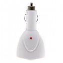 T17252 Car Charger 1 Separate 2 Two USB Power Adapter Cigratte Lighter Plug for Digital Device