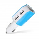 Universal Dual USB Port Car Charger Adapter Voltage DC 5V 2.1A 120W for iphone