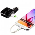 Wireless FM Transimittervs Hands Free Stereo Car Kit Car Charger For Cell Phone