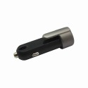 BM2036 12V Mini Car Charger Dual-port USB Fast Charging Universal with Safety Hammer Cutter