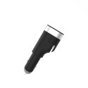 BM2127 12V USB Car Charger Multifunctional Safety Hammer 2200mAh Portable Power Bank Vehicle Safety Tool with LED Flashlight