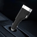 BM2127 12V USB Car Charger Multifunctional Safety Hammer 2200mAh Portable Power Bank Vehicle Safety Tool with LED Flashlight