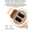 Metal Dual USB Quick Car Charger 5V 3.4A Safety Hammer For iPhone 7S/6S/6S Plus/6 Plus/ Ipad