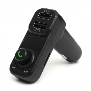 bluetooth Wireless Handsfree Dual USB Auto Car FM Transmitter MP3 Player Charger