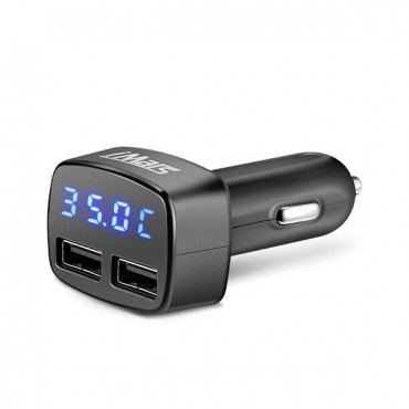 iM-C2 4 in 1 Dual USB Car Charger Adapter 5V 3.1A Bullet Car Charger for Cell Phone iPhone