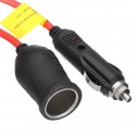 12V Car Socket Extension Cord Power Cable Lead Charger Socket