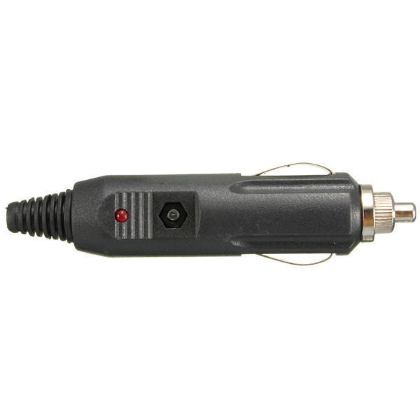12V Male Car Cigarette Lighter Socket / Plug / Connector 5A With LED & Fuse