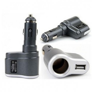 USB Car Charger Adapter Cigarette Charger for Mobile iPod iPhone