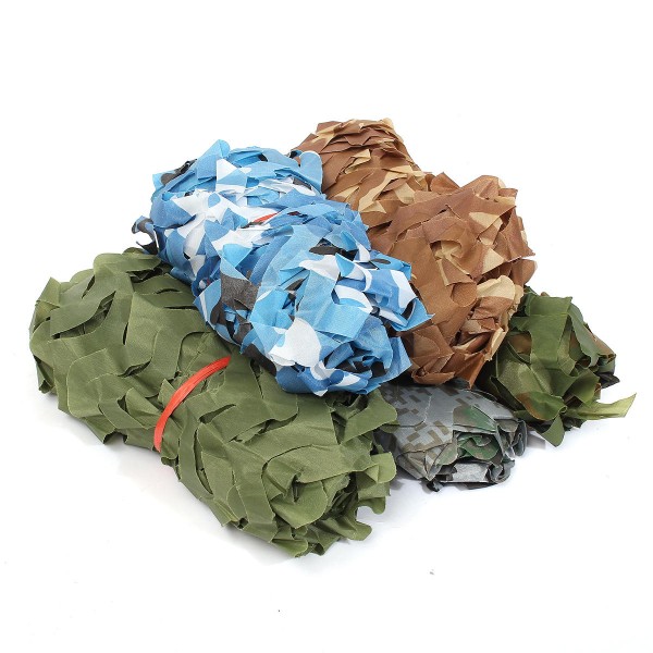 1mx1.5m Camo Netting Camouflage Net for Car Cover Camping Woodland Military Hunting Shooting