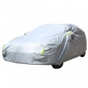 210T Silver Coated Car Cover Dustproof Sunscreen Rainproof Car Protected Full Cover