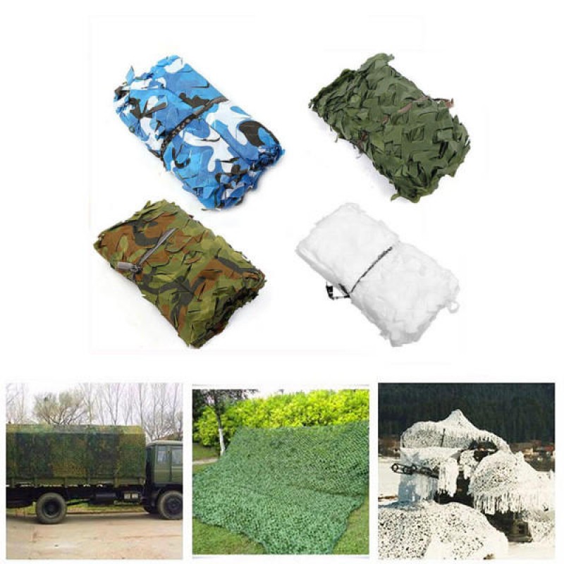 Camo Camouflage Net For Car Cover Camping Military Hunting Shooting Hide SJ 