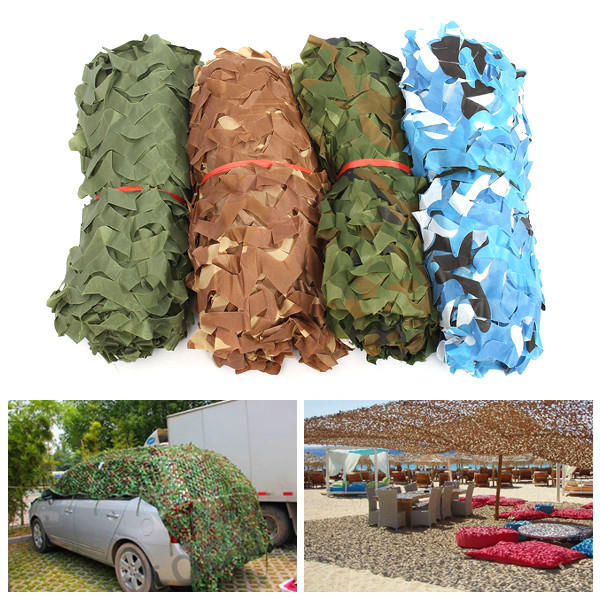 3mx2m Camo Net Camouflage Sunscreen Cover For Camping Military Hunting Shooting Hide