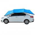 400*215CM Car Umbrella Tent Sun Shade Cover Portable Semi Automatic Outdoor