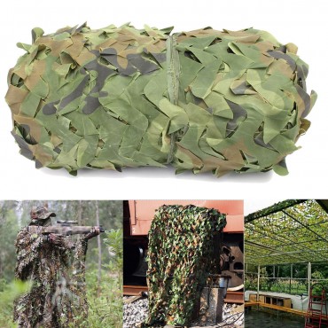 4mX6m Jungle Camo Netting Camouflage Net for Car Cover Camping Woodland Military Hunting