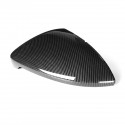 ABS Carbon Fiber Color Replacement Rear View Car Side Mirror Cover Caps Fit For VW Golf MK7 MK7.5 GTI R