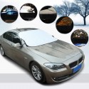 Car Snow Cover Windshield Sun Shade Wind Frost Protector w/ 3 Magnet Magnetic