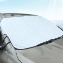 Car Snow Cover Windshield Sun Shade Wind Frost Protector w/ 3 Magnet Magnetic