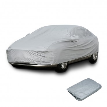 S/M/L/XL/XXL 170T Polypropylene Car Cover Outdoor Tough Waterproof UV Lining