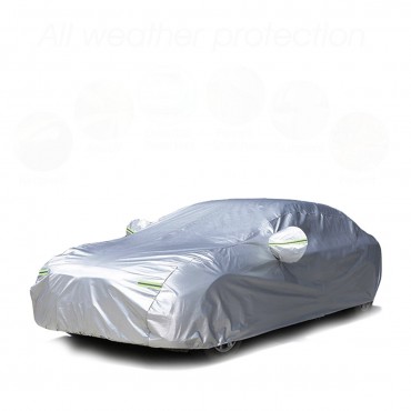Universal Full Car Cover Cotton Waterproof Breathable Rain Snow Protection