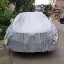 Universal SUV Full Car Cover Outdoor Waterproof Sun Rain Snow Protection UV Auto Case Cover Umbrella Silver