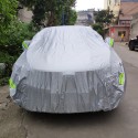 Universal SUV Full Car Cover Outdoor Waterproof Sun Rain Snow Protection UV Auto Case Cover Umbrella Silver