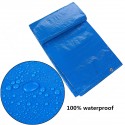 Waterproof Cover Tarpaulin Groundsheet Camping Light Weight Tarp for Car Outdooors